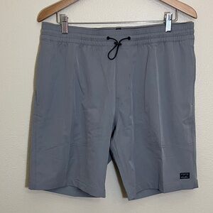 Billabong Light Gray Elastic Waist Shorts